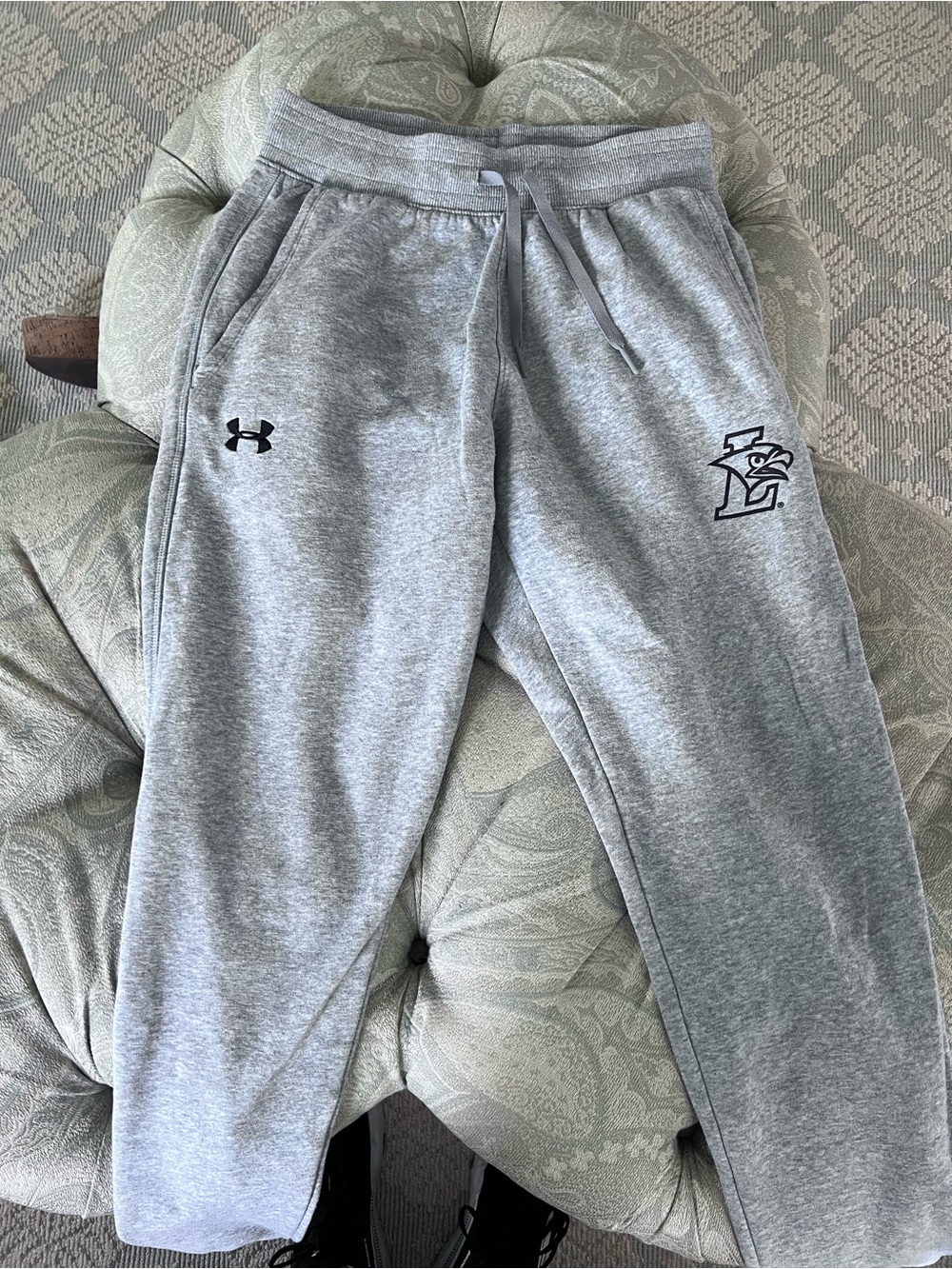 Lehigh University Under Armour Gray Logo Sweatpants